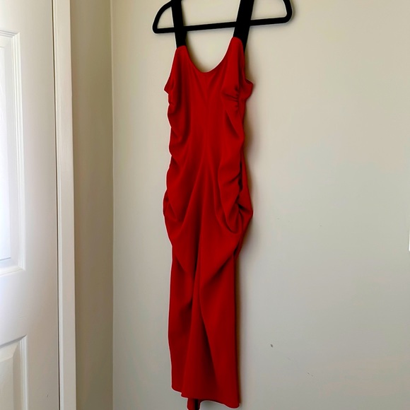 Red Hot Designer Cocktail Dress ❤️ 🔥 Medium - Picture 1 of 5